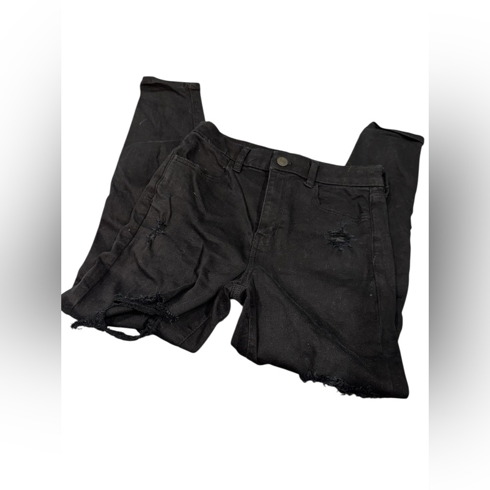 American‎ Eagle Outfitters Black Distressed Jeans